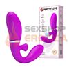 Vibradora de punto G con succionador de clitoris y carga USB